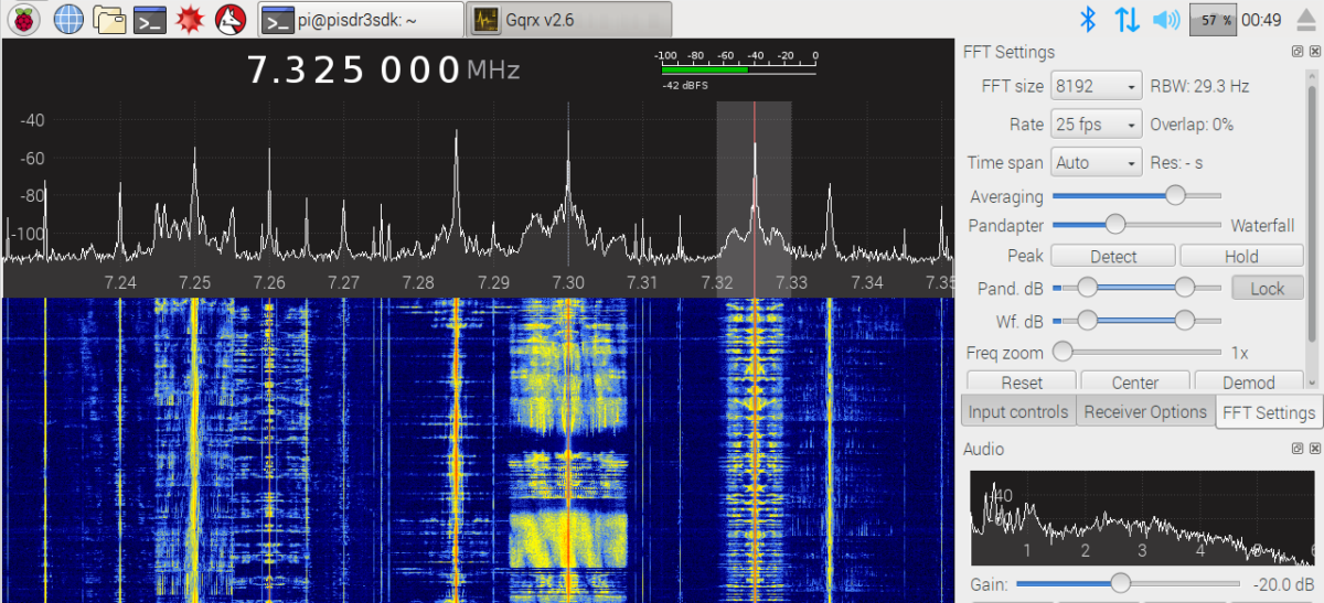 hackrf one raspberry pi 3